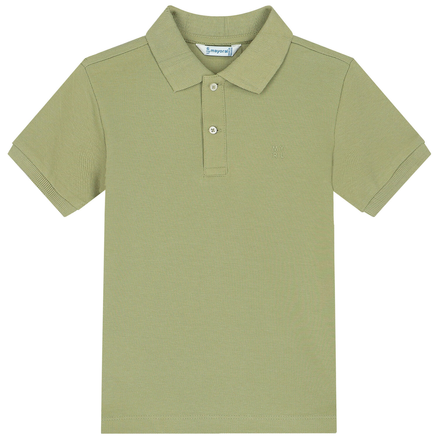 Boys Khaki Logo Polo Shirt, 3, hi-res image number null