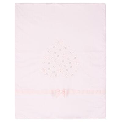 Baby Girls Pink Floral Blanket