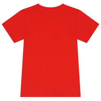 Boys Red Logo T-Shirt