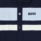 رومبير بولو بالشعار باللون الكحلى للاولاد, 1, hi-res