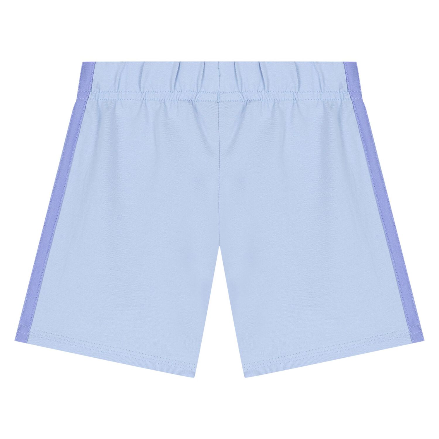 طقم شورت اولاد بالشعار باللون البنفسجي, 1, hi-res