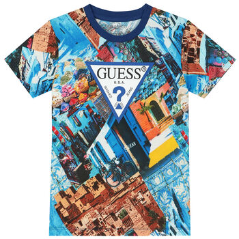 Boys Blue Logo T-Shirt