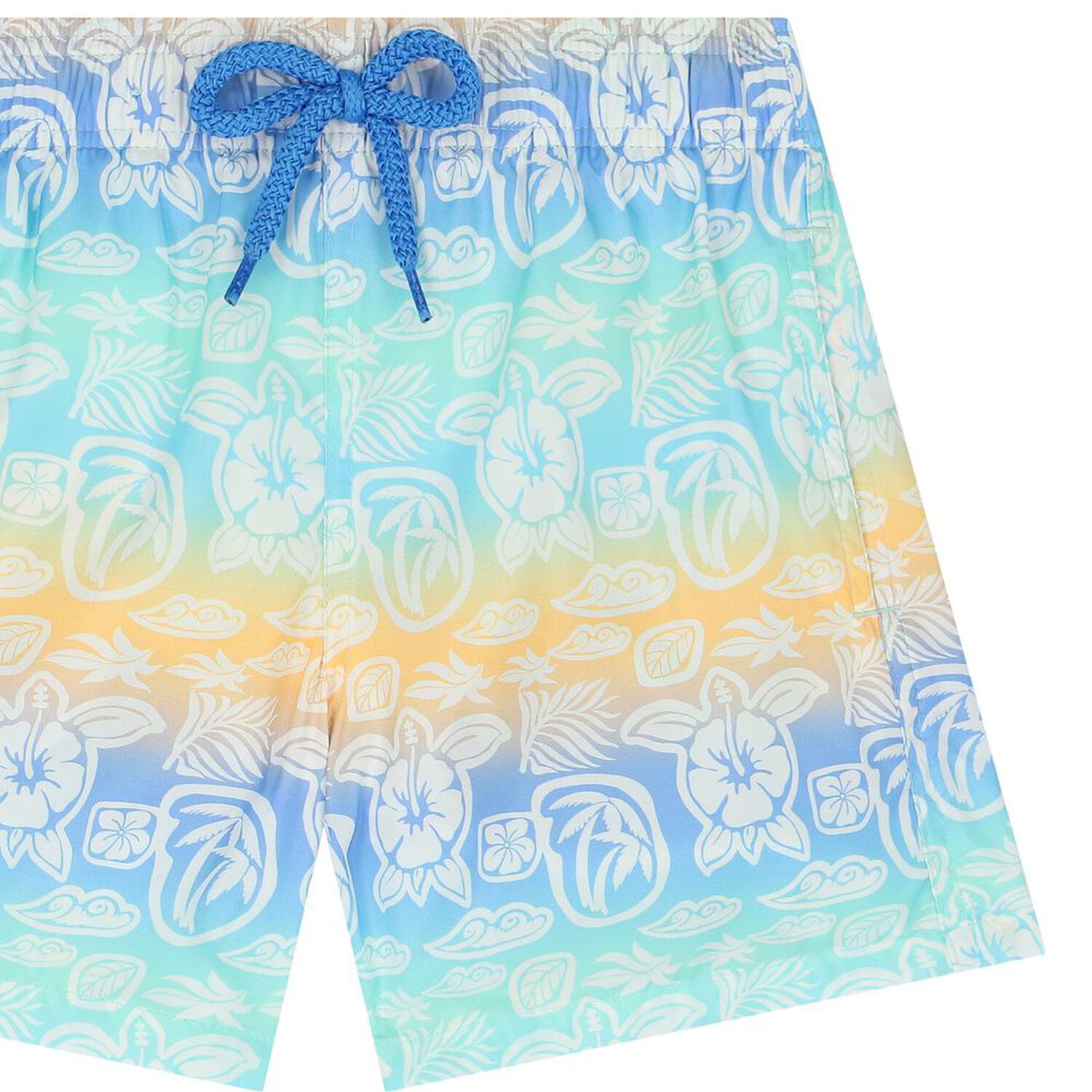 شورت سباحة أولاد بالشعار متعدد الألوان, 1, hi-res