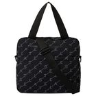 Black Logo Baby Changing Bag, 2, hi-res