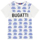 تيشيرت أولاد بالشعار باللون الأبيض, 2, hi-res