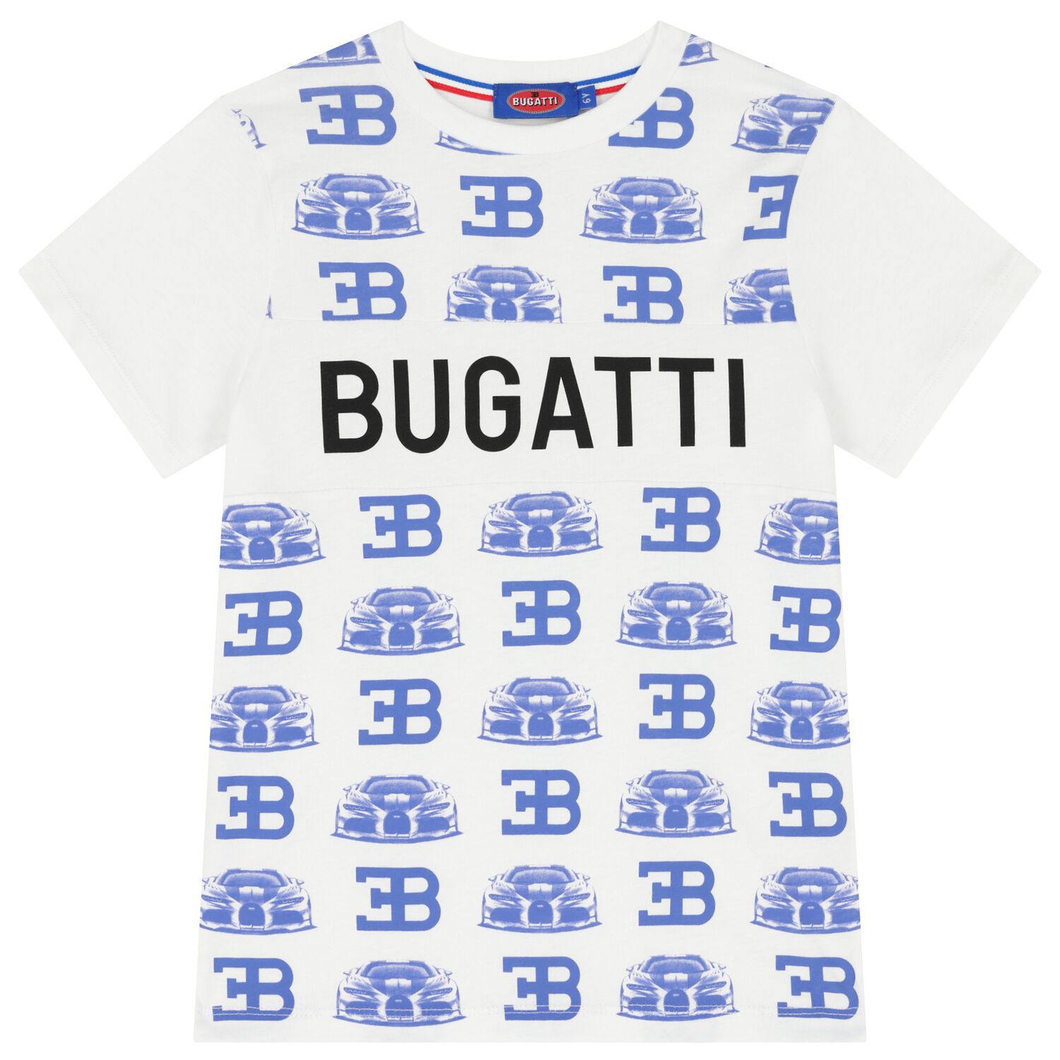 تيشيرت أولاد بالشعار باللون الأبيض, 2, hi-res image number null