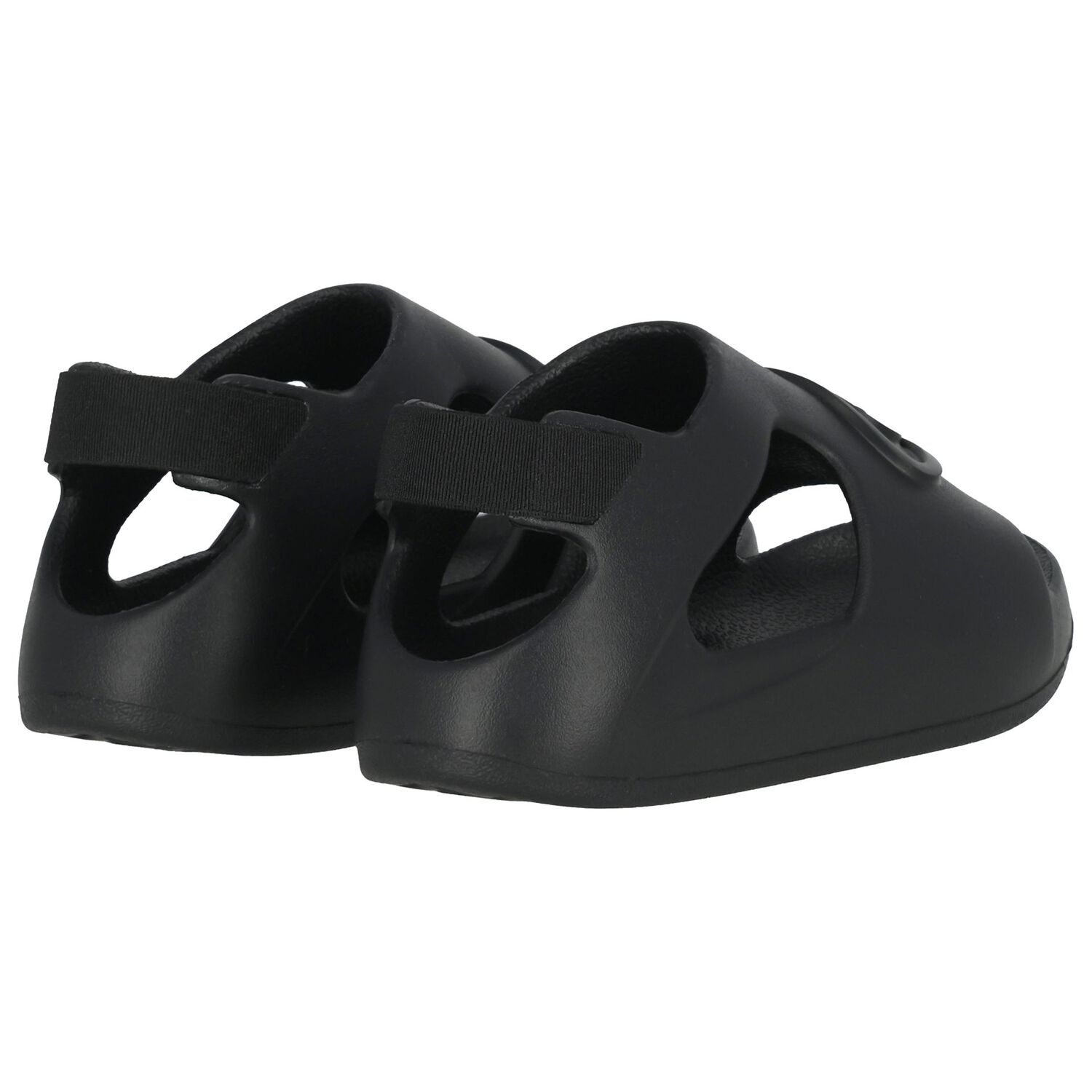 Younger Boys Black Campus Sliders, 2, hi-res