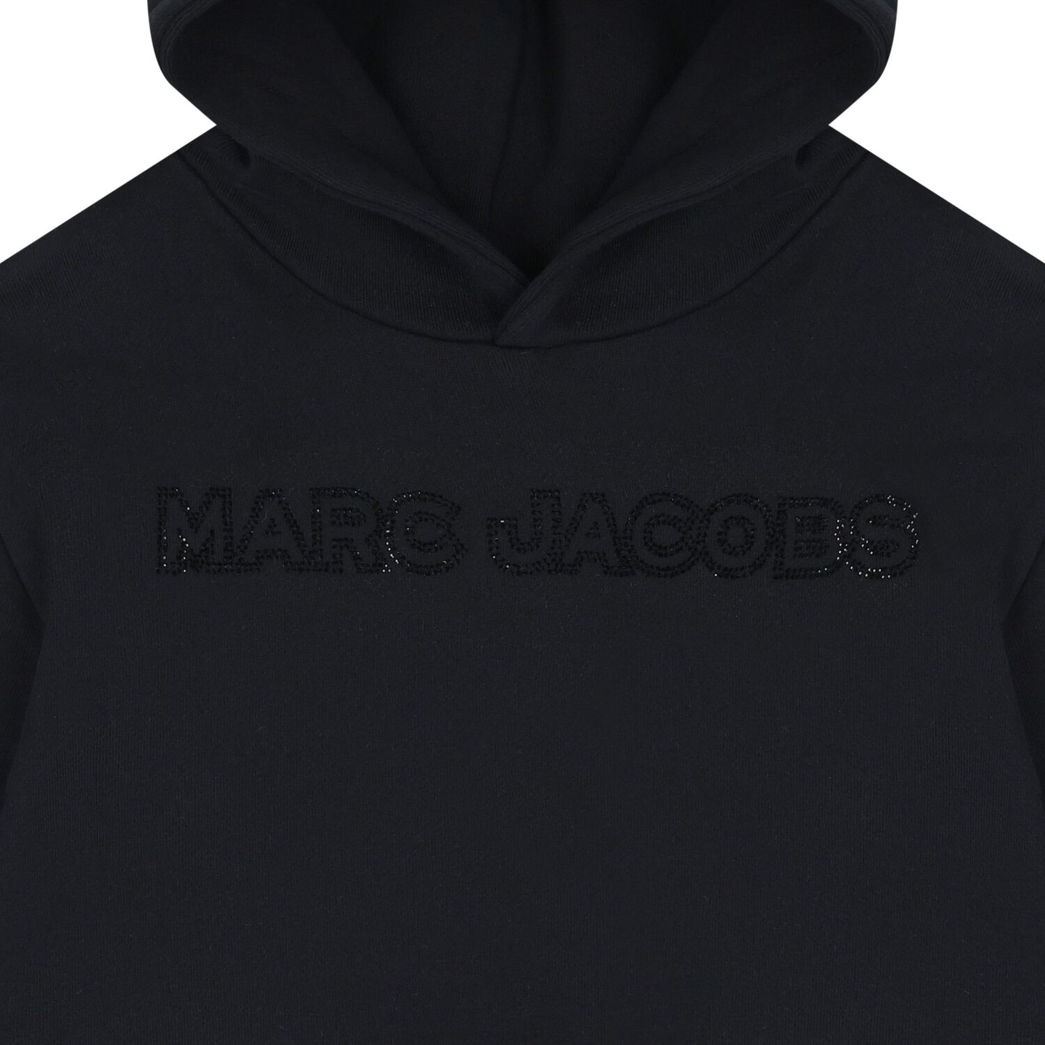 توب هودي بنات بالشعار باللون الأسود , 1, hi-res image number null