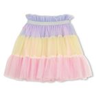 Girls Multi-Coloured Tiered Tulle Skirt, 1, hi-res