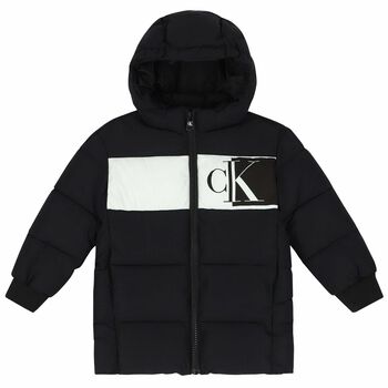 Boys Black Padded Jacket