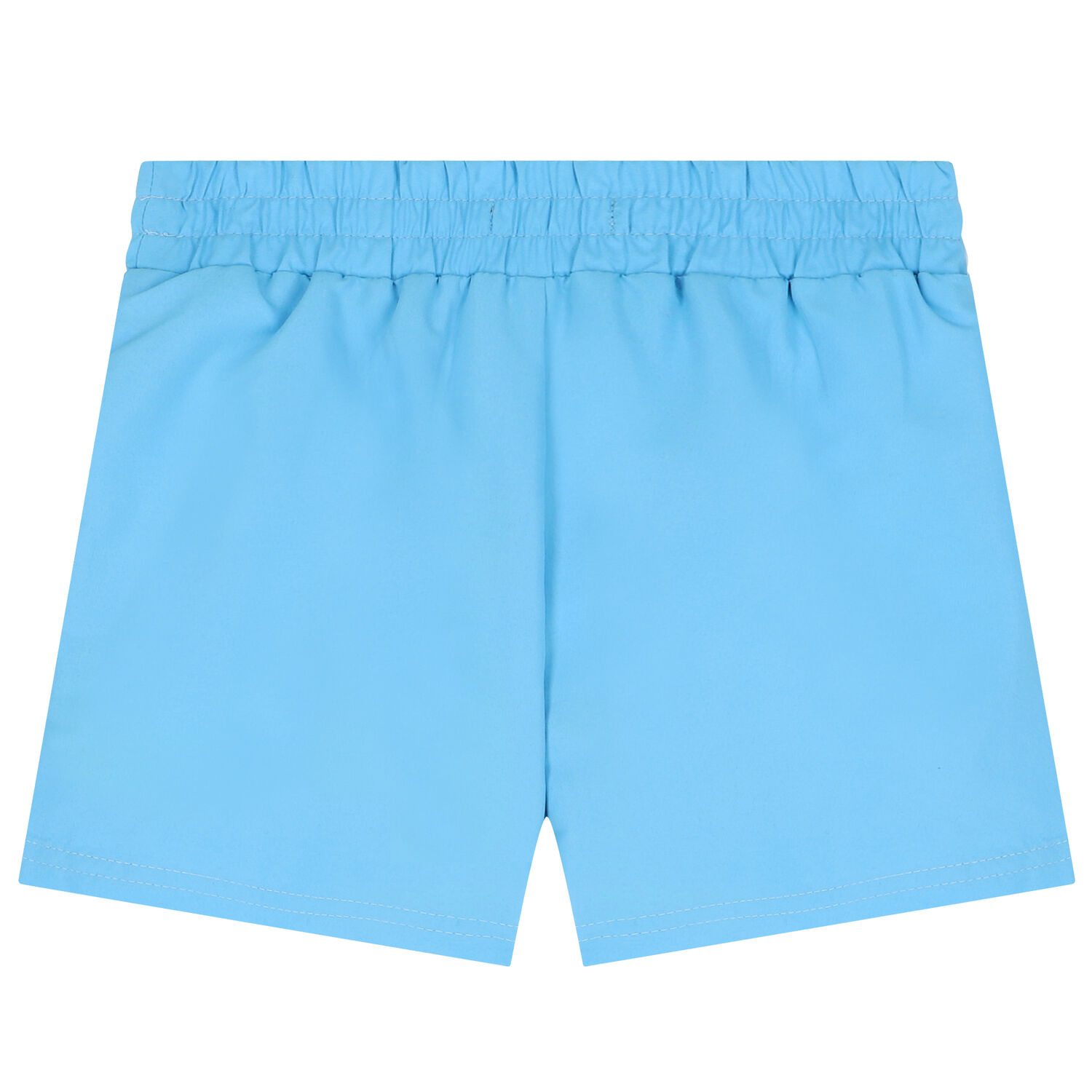 Boys Blue Logo Swim Shorts, 1, hi-res