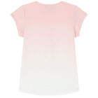 Girls Pink & White Camel T-Shirt, 1, hi-res
