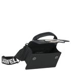 حقيبة يد أيكونيك كارل سوداء للبنات, 1, hi-res