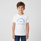 Boys White Logo T-Shirt, 2, hi-res