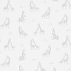 بطانية بطبعة الزرافة باللون الأبيض والرمادي للأطفال, 1, hi-res