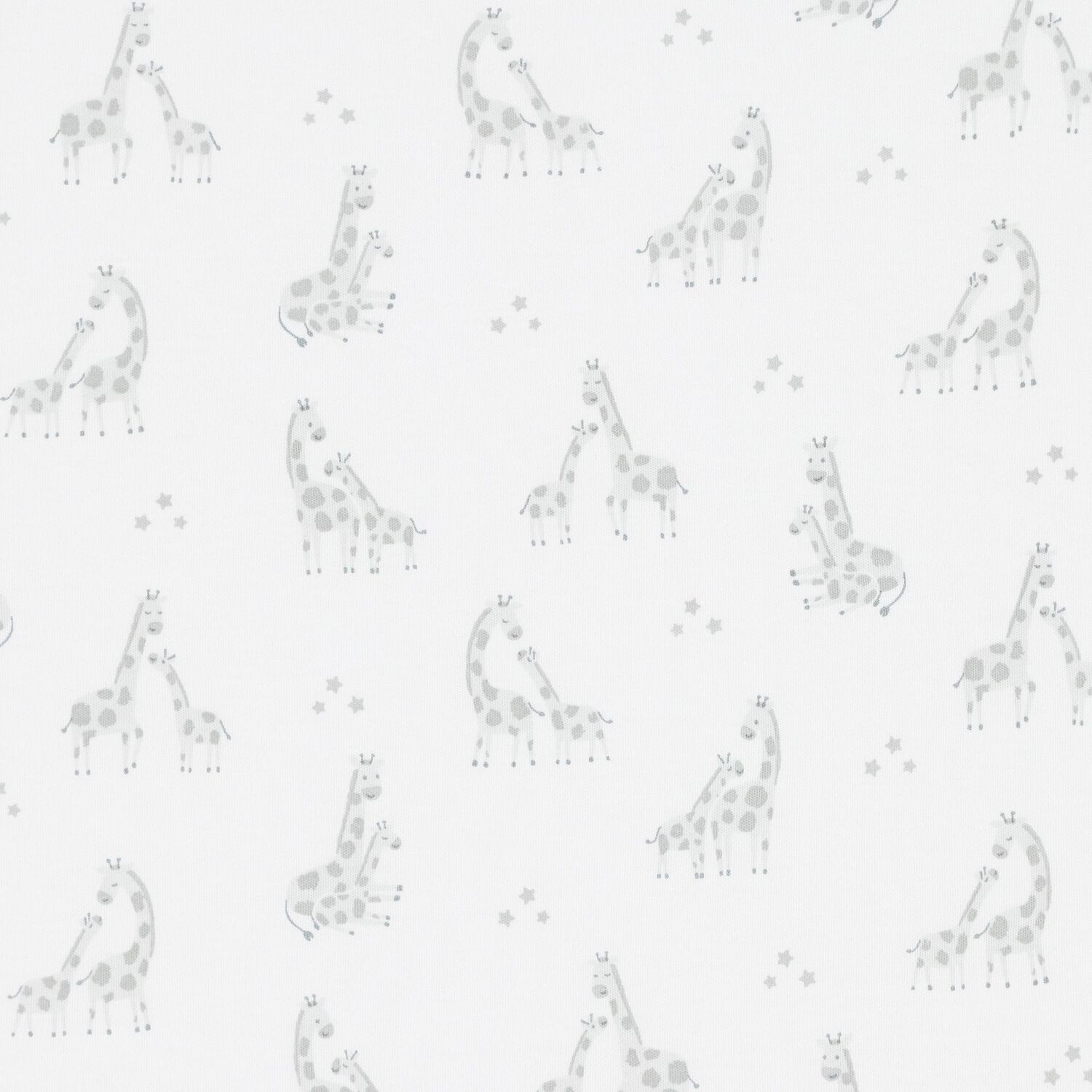 بطانية بطبعة الزرافة باللون الأبيض والرمادي للأطفال, 1, hi-res