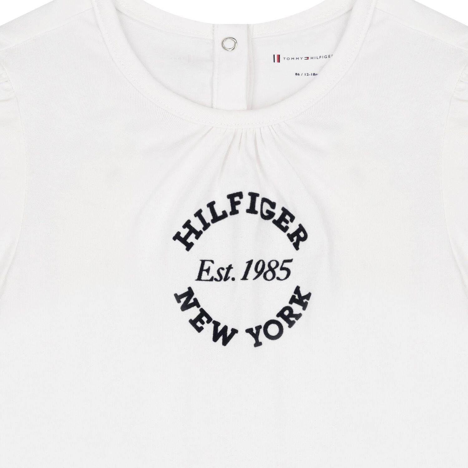 تيشيرت للبنات بالشعار باللون الأبيض, 2, hi-res image number null