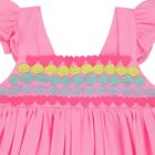 فستان بنات باللون الوردى, 1, hi-res