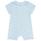 Baby Boys Blue Whale Romper Gift Set, 1, hi-res