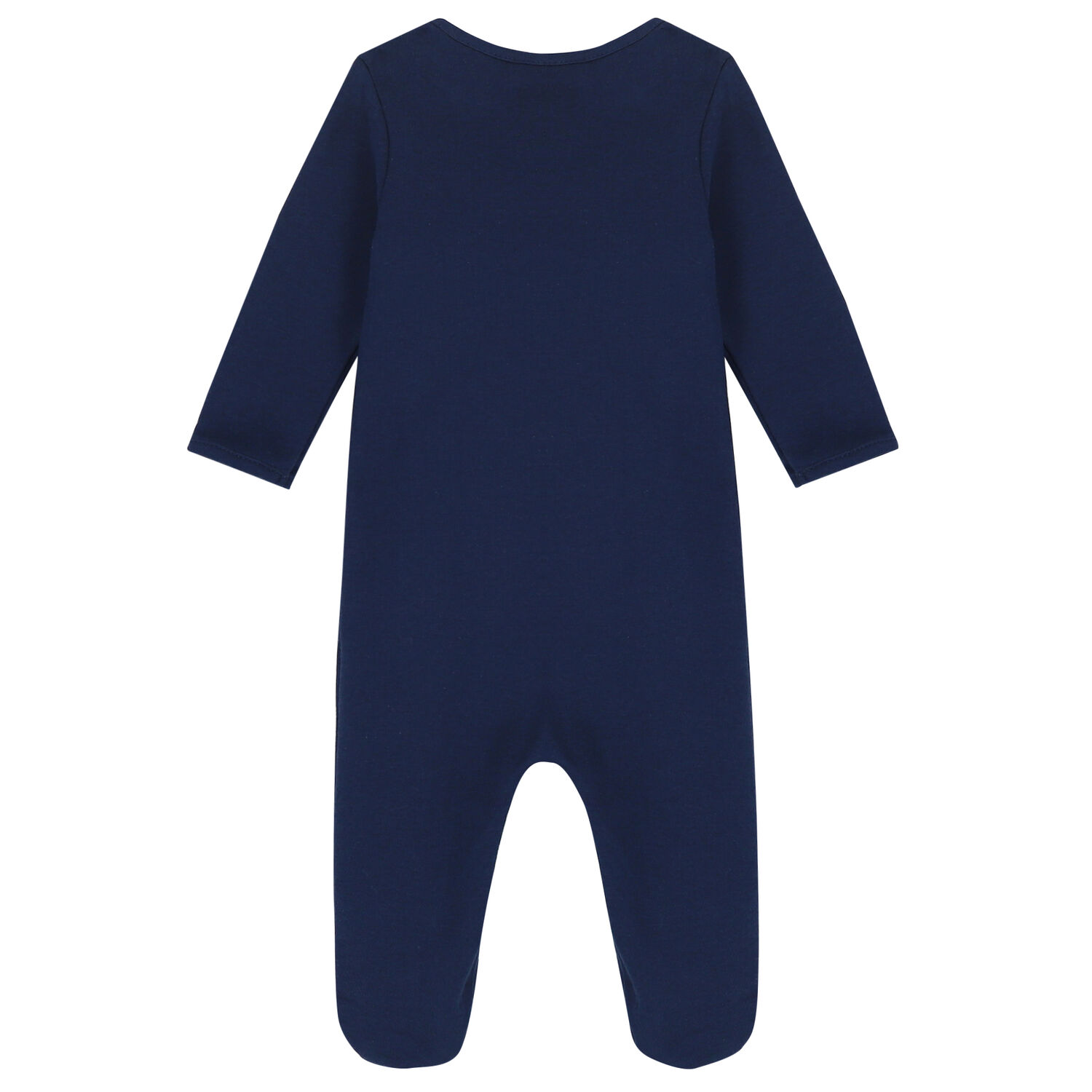 Baby Boys Navy Blue Teddy Babygrow, 3, hi-res