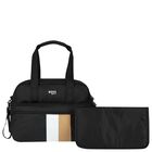 Black Logo Baby Changing Bag, 1, hi-res