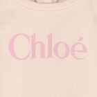 Younger Girls Pink Logo Dress, 1, hi-res