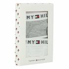 سراويل داخلية بالشعار باللون الابيض والرمادى للبنات (قطعتين), 1, hi-res