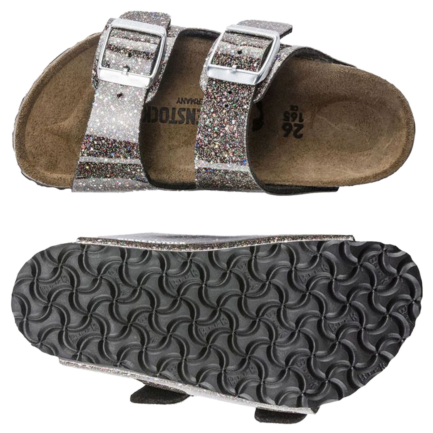 Girls Multi-Coloured Arizona Sparkle Sandals, 1, hi-res