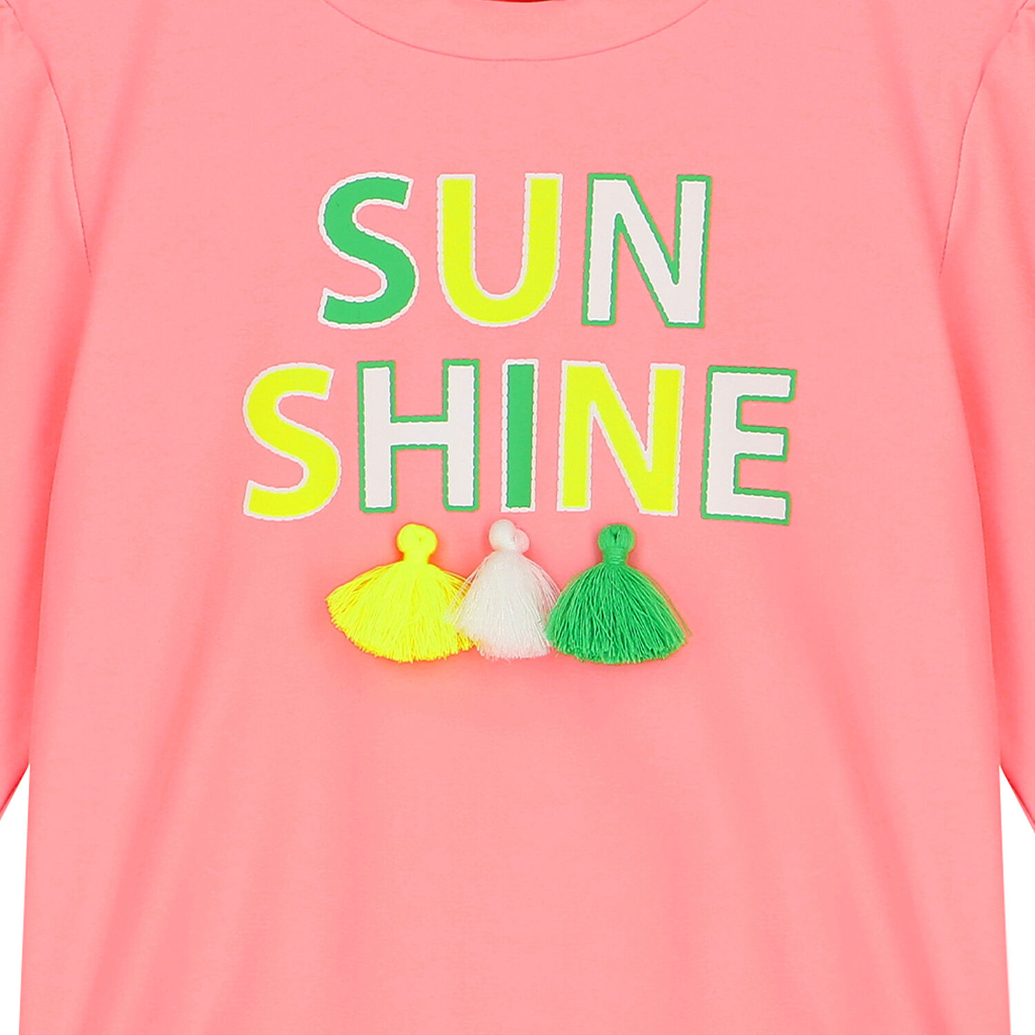 Girls Pink Long Sleeve Rash Vest, 1, hi-res image number null