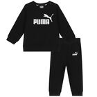 Younger Boys Black Logo Tracksuit, 2, hi-res