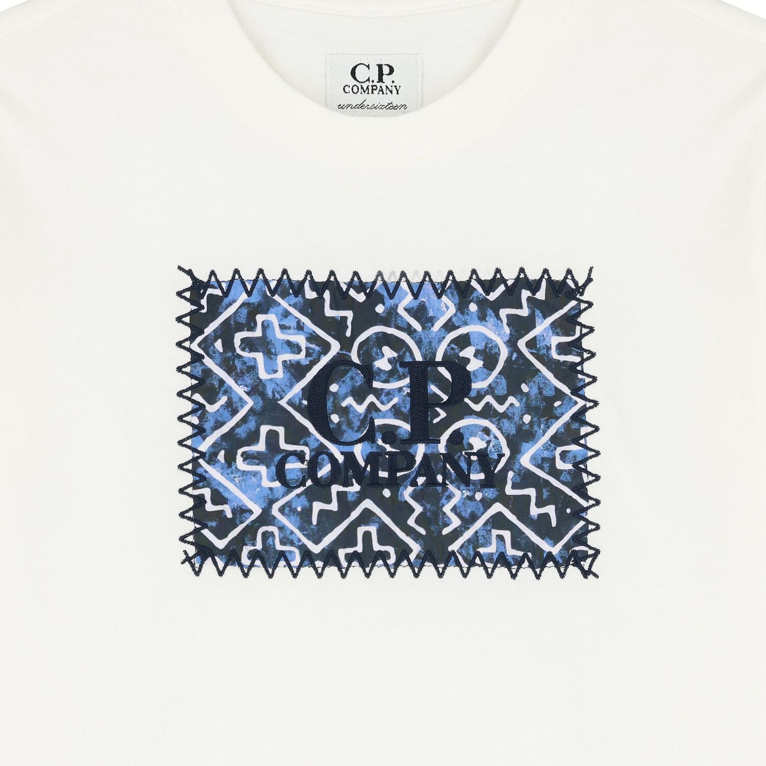 تيشيرت اولاد بالشعار باللون العاجى, 1, hi-res