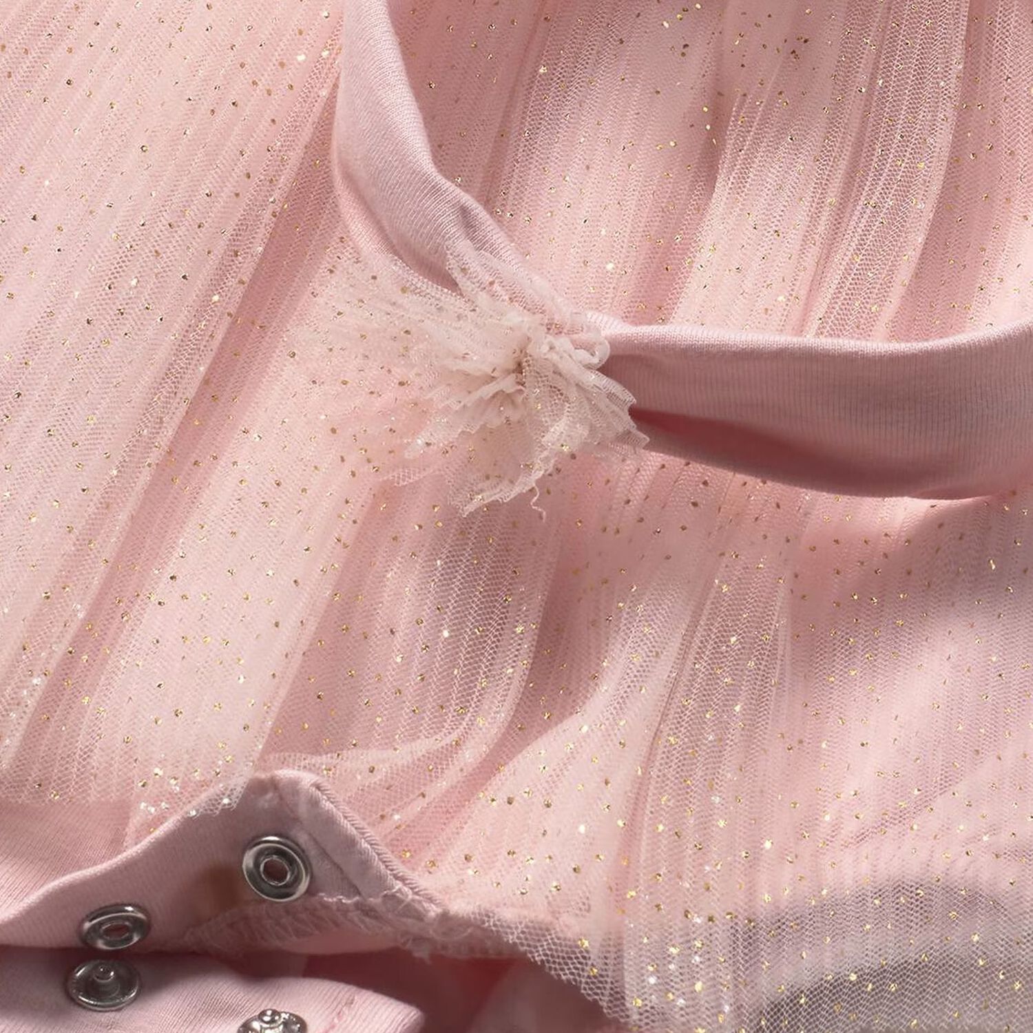 Baby Girls Pink Glitter Bodysuit Dress Set, 3, hi-res image number null