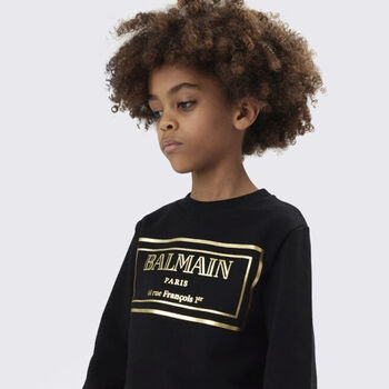 Black & Gold Logo Sweatshirt