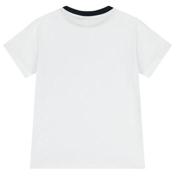 Boys White Logo T-Shirt