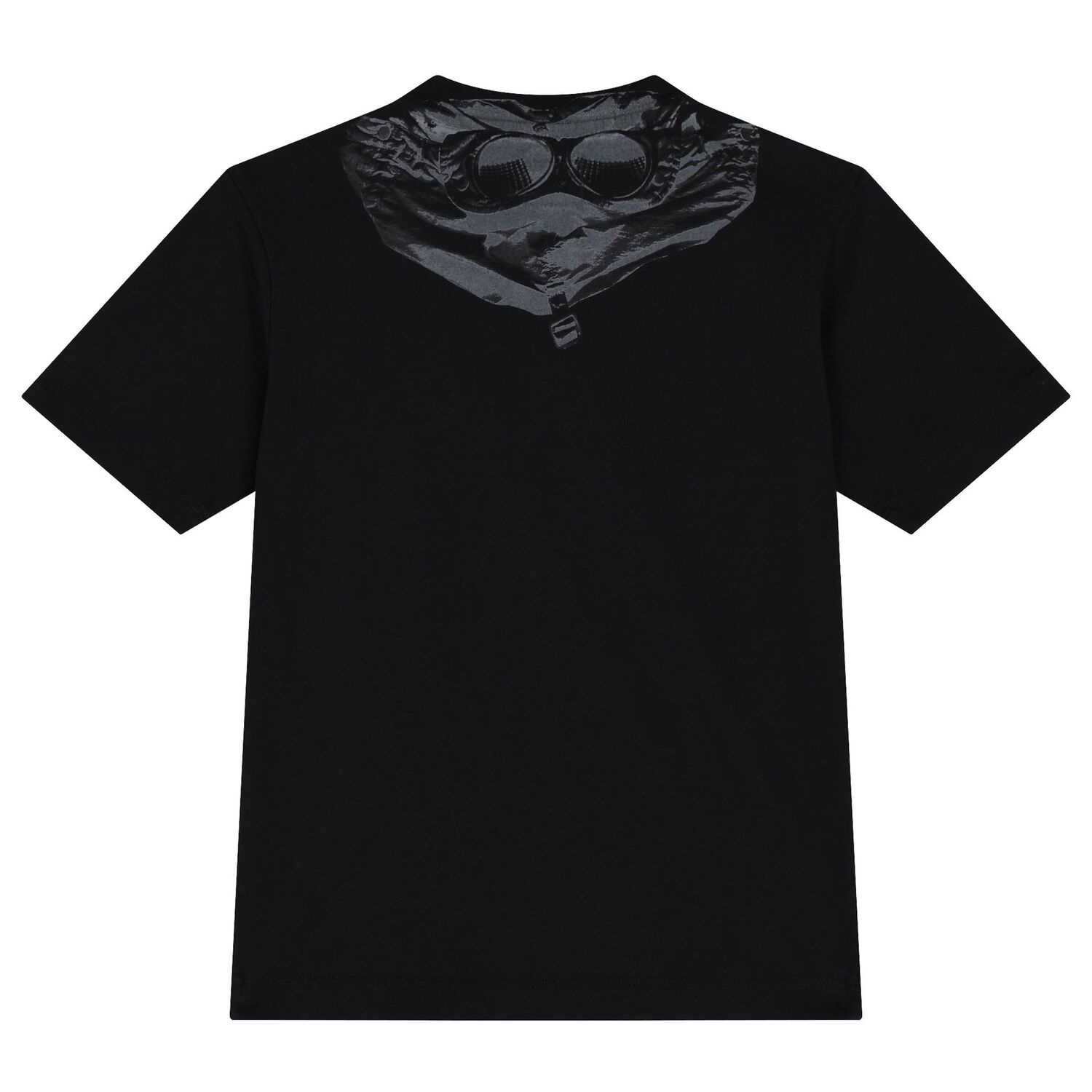 Boys Black Logo T-Shirt, 4, hi-res