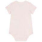 Baby Girls Ivory & Pink Babygrow Gift Set, 1, hi-res