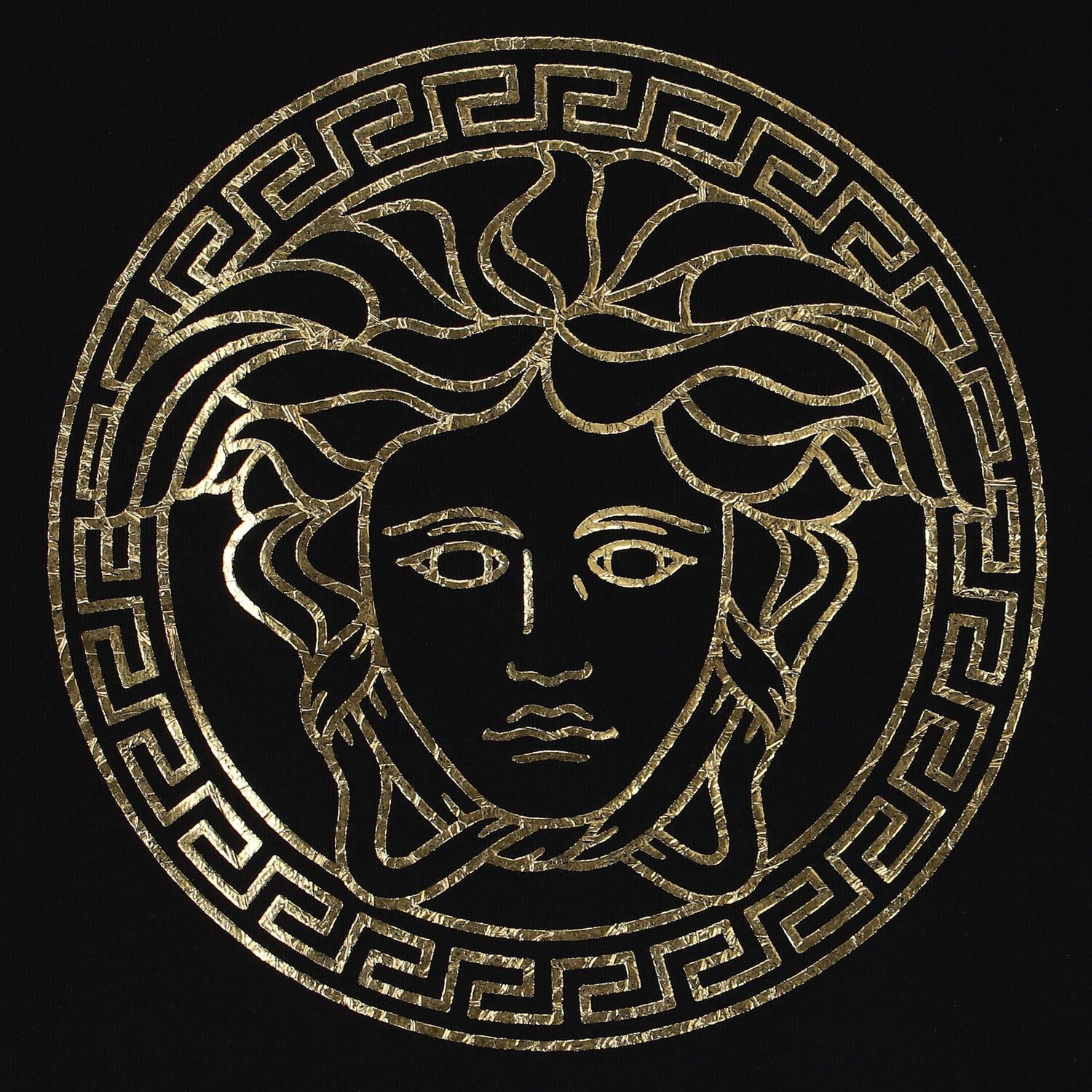 Black Logo Medusa T-Shirt, 2, hi-res image number null