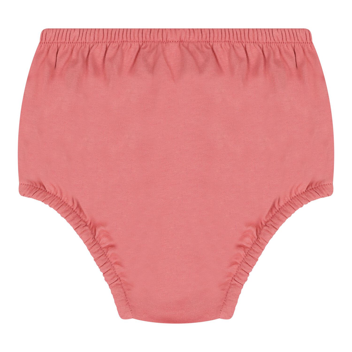 Baby Girls Pink Logo Ruffled Dress Set, 1, hi-res