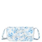 Girls White & Blue Butterfly Bag, 1, hi-res