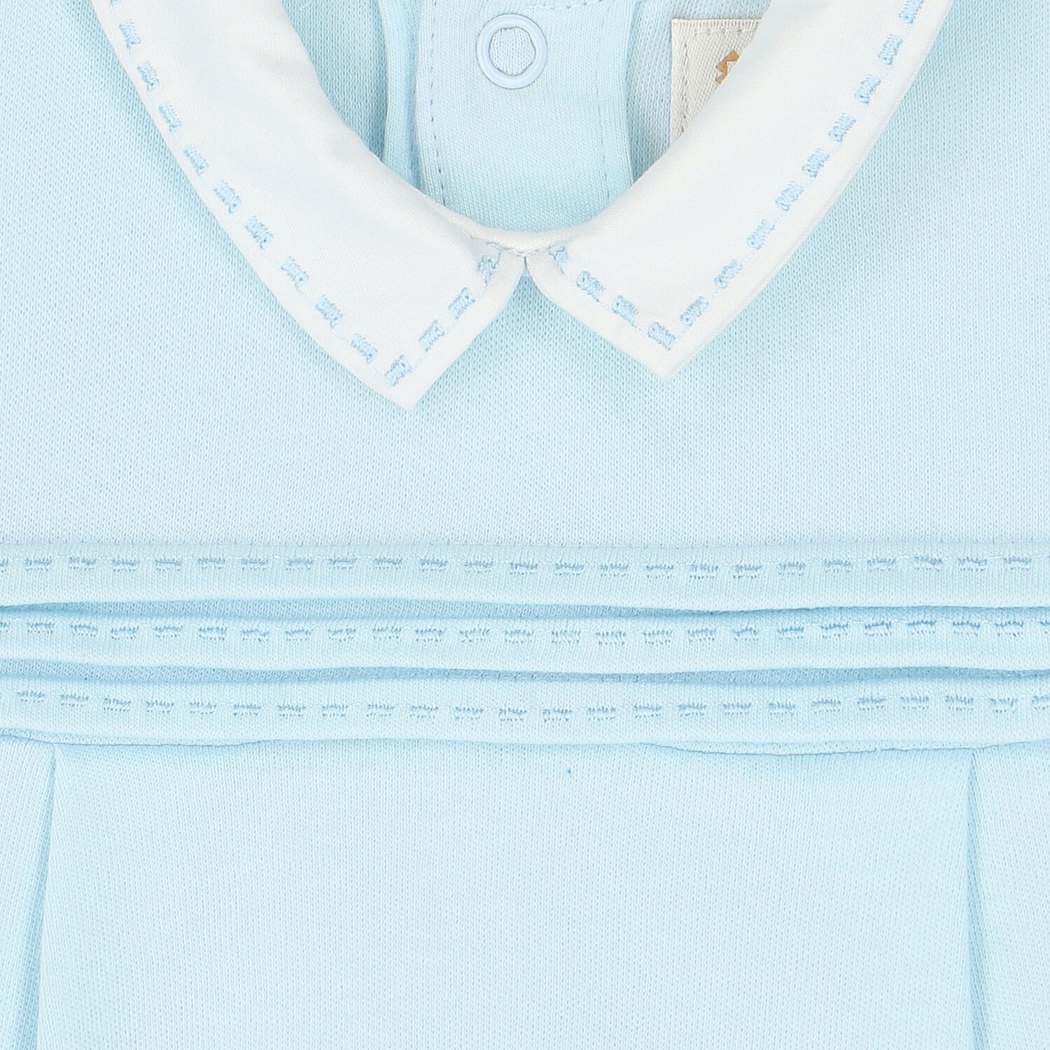 Baby Boys Blue Romper, 1, hi-res