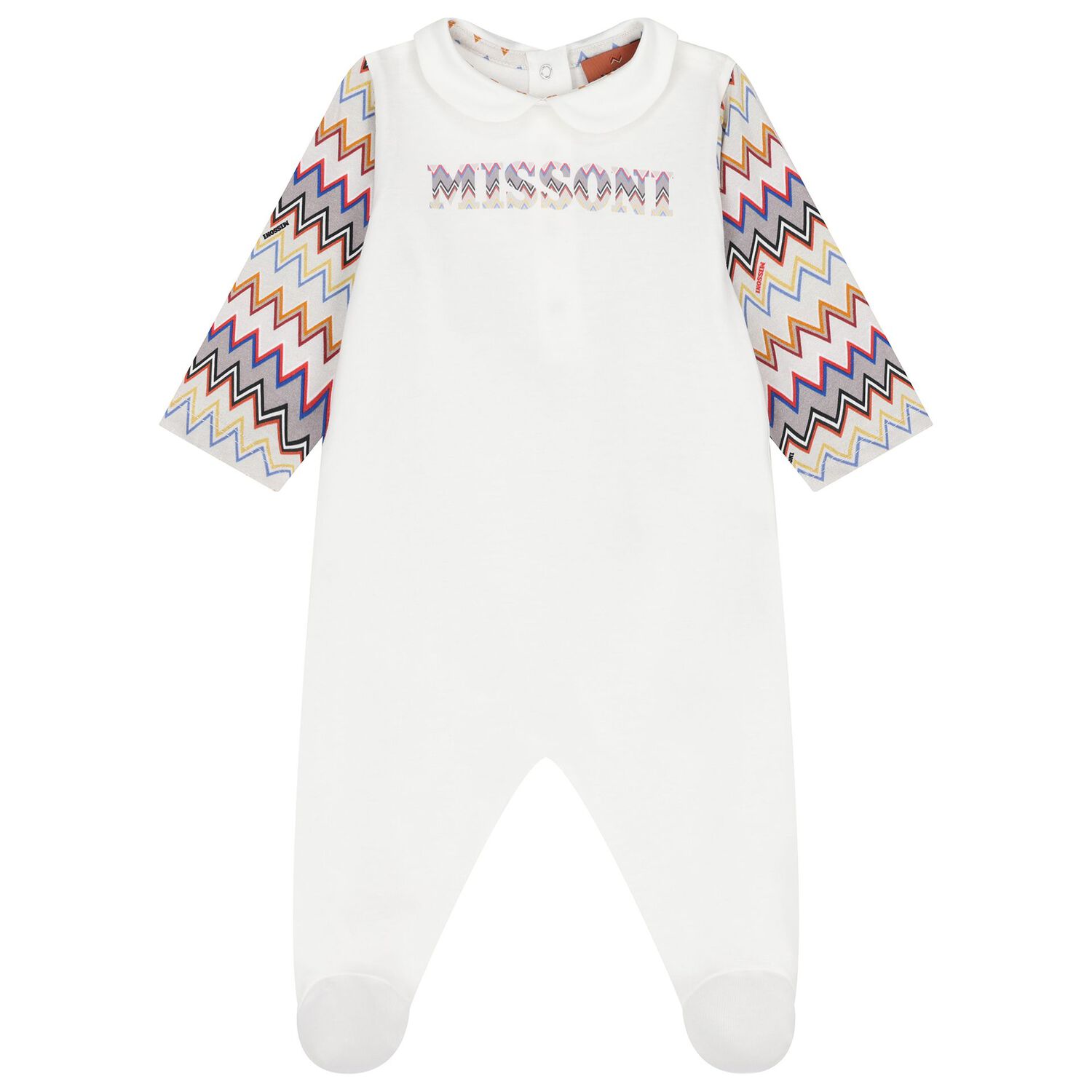 Baby Girls White Logo Babygrow Gift Set, 1, hi-res