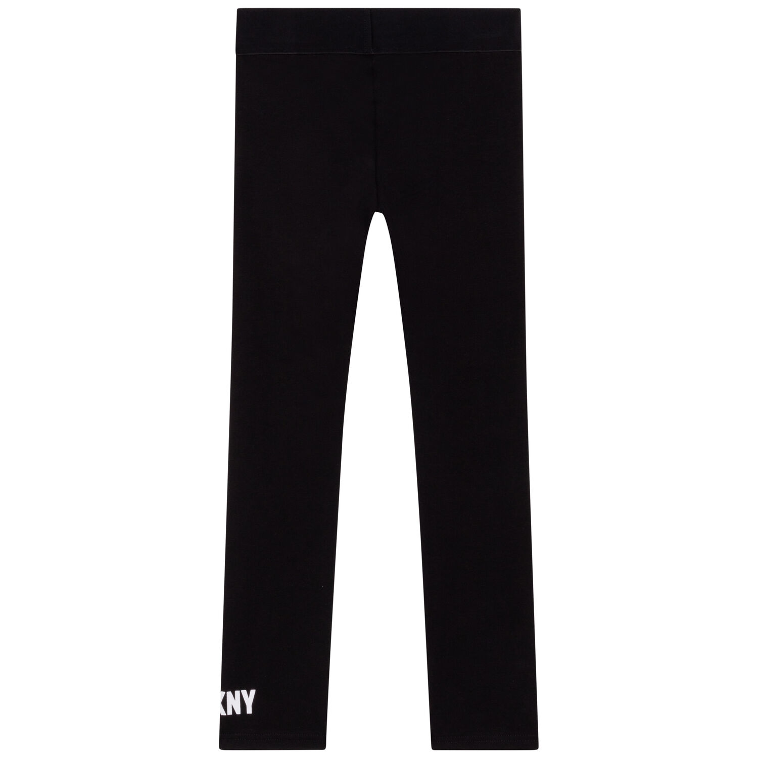 Girls Black Logo Leggings, 1, hi-res