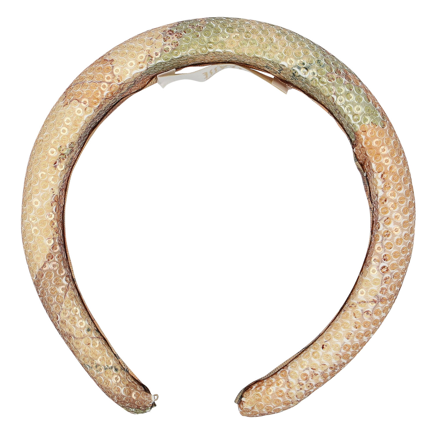 طوق شعر بنات بطبعة خريطة باللون البيج , 1, hi-res