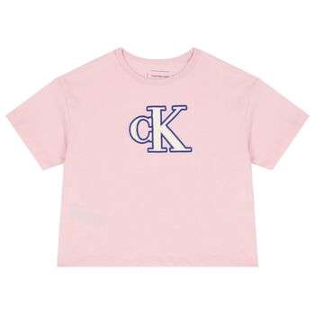 Girls Pink Logo T-Shirt