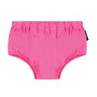 طقم فستان بنات  باللون الوردي بشعار للأطفال, 1, hi-res