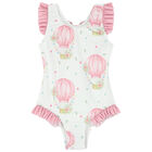 مايوه بنات باللون الأبيض والوردي, 2, hi-res