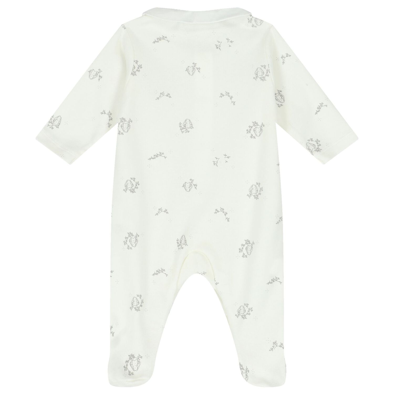 Ivory Rabbit Babygrow, 1, hi-res