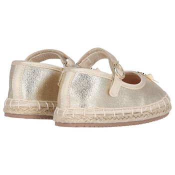 Baby Girls Gold Espadrilles