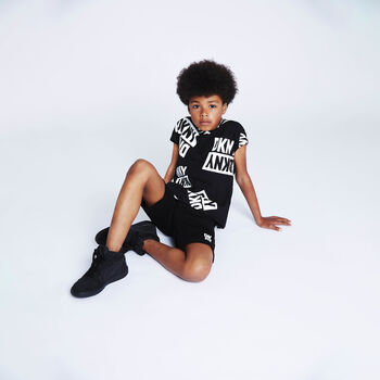 Black Logo Shorts