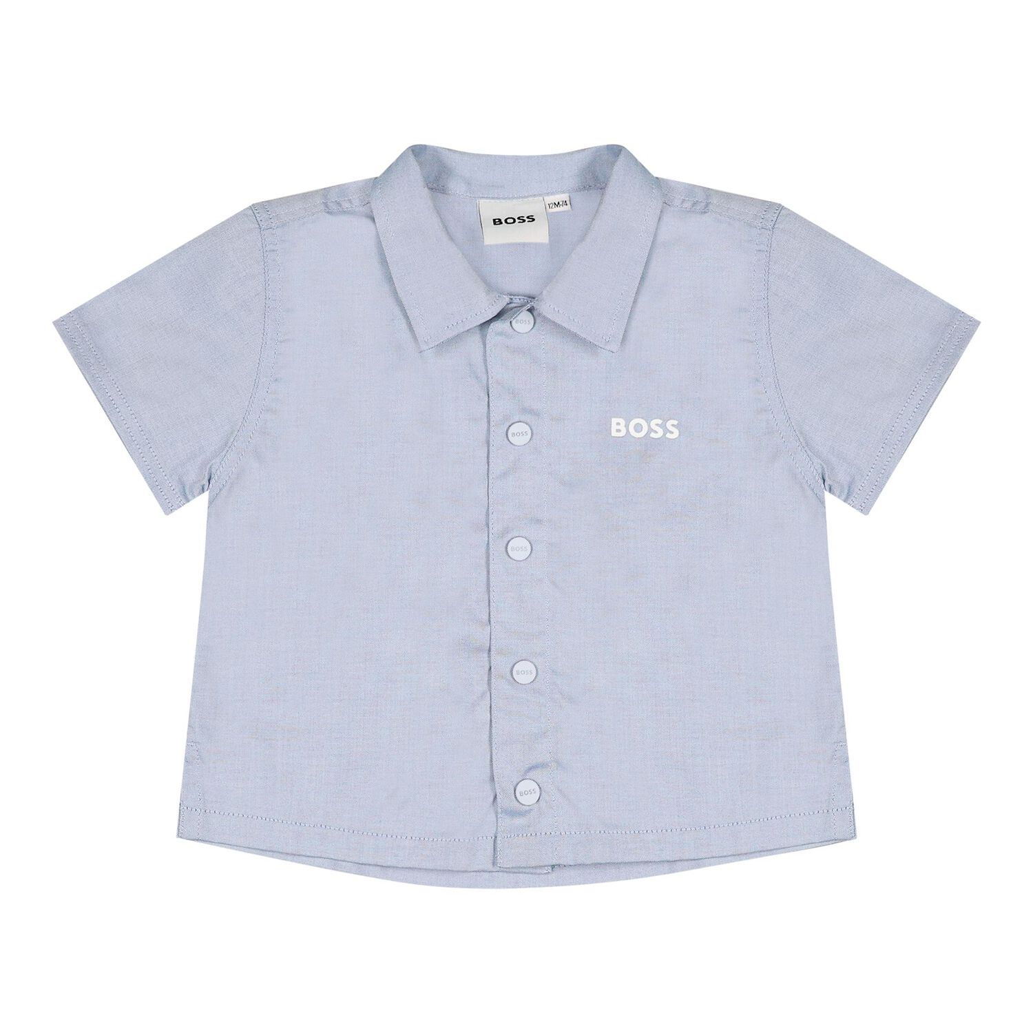 Baby Boys Blue Logo Shorts Set, 1, hi-res